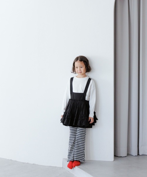 LOWRYS FARM（ローリーズファーム）の「【KIDS】サロペットスカート（ジャンパースカート・キッズ・ホワイト・150cm）」の3枚目の写真