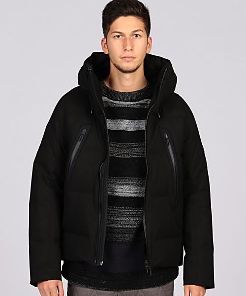 DESCENTE（デサント）の「DESCENTE ALLTERRAIN（デサント オルテライン） MIZUSAWA MOUNTAINEER（ダウンジャケット/コート・メンズ・ネイビー/ブラック・XL/L/S/M）」の2枚目の写真