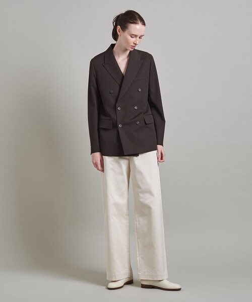 <LOEFF>ウールギャバ ダブルブレスト ジャケット LOEFF（ロエフ）の「＜LOEFF＞ウールギャバ ダブルブレスト ジャケット
