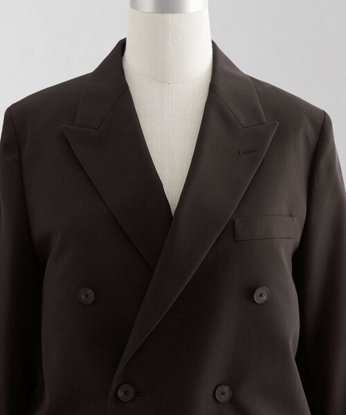 LOEFF（ロエフ）の「＜LOEFF＞ウールギャバ ダブルブレスト ジャケット