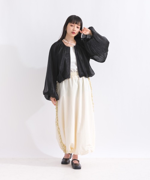 JUSGLITTY シャイニーカノコボレロ ジャスグリッティー JUSGLITTY シャイニーカノコボレロ （黒