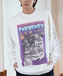 【ムラサキスポーツ限定】THRASHER/スラッシャー ロンT/長袖Tシャツ ピグメント加工 ビックシルエット 243TH1LT013/243TH1LT014/243TH1LT015