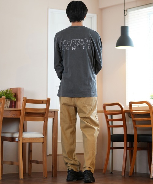 THRASHER(スラッシャー)の「【ムラサキスポーツ限定】THRASHER/スラッシャー ロンT/長袖Tシャツ ピグメント加工 ビックシルエット 243TH1LT013/243TH1LT014/243TH1LT015(Tシャツ/カットソー・メンズ・ブラック系その他2/ブラック系その他/ホワイト系その他2/ブラック系その他3/ホワイト系その他/ホワイト系その他3・M/L/XL)」の21枚目の写真