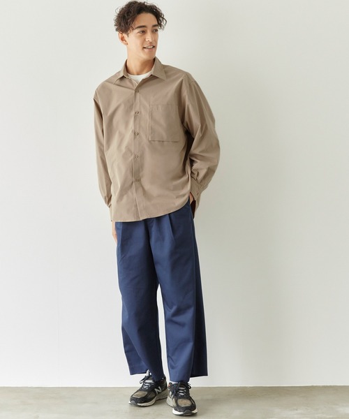 coca(coca)(コカ)の「リップストップリラックスシャツ(シャツ/ブラウス・メンズ・カーキ/ベージュ・M/L)」の14枚目の写真