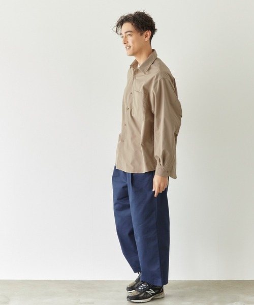 coca(coca)(コカ)の「リップストップリラックスシャツ(シャツ/ブラウス・メンズ・カーキ/ベージュ・M/L)」の10枚目の写真