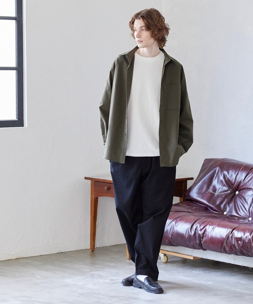 coca(coca)(コカ)の「リップストップリラックスシャツ(シャツ/ブラウス・メンズ・カーキ/ベージュ・M/L)」の12枚目の写真