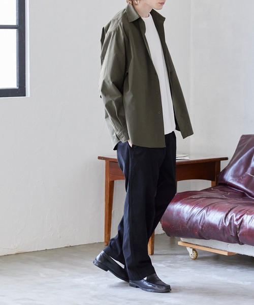 coca(coca)(コカ)の「リップストップリラックスシャツ(シャツ/ブラウス・メンズ・カーキ/ベージュ・M/L)」の3枚目の写真