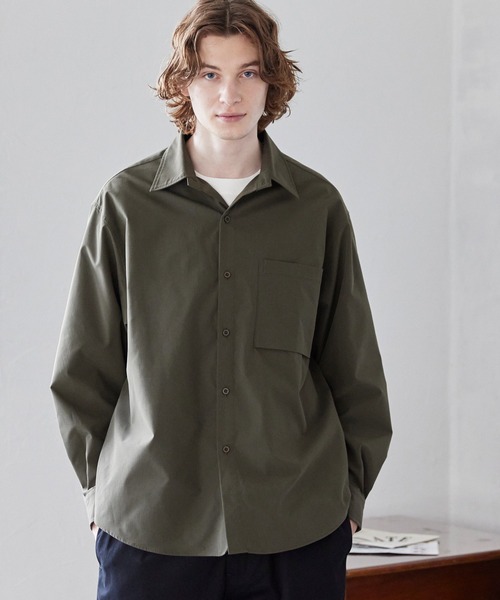 coca(coca)(コカ)の「リップストップリラックスシャツ(シャツ/ブラウス・メンズ・カーキ/ベージュ・M/L)」の5枚目の写真
