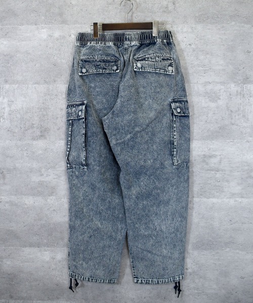 vintage like loose fit denim cargo pants/ヴィンテージ ライク ルーズフィット デニム カーゴパンツ（カーゴパンツ）｜Anytime Songs（エニータイムソングス）