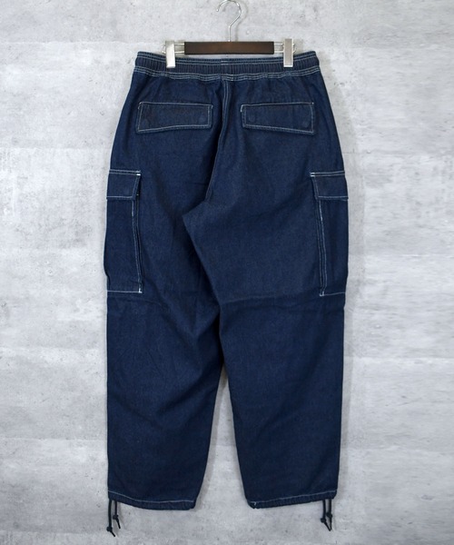 vintage like loose fit denim cargo pants/ヴィンテージ ライク ルーズフィット デニム カーゴパンツ（カーゴパンツ）｜Anytime Songs（エニータイムソングス）