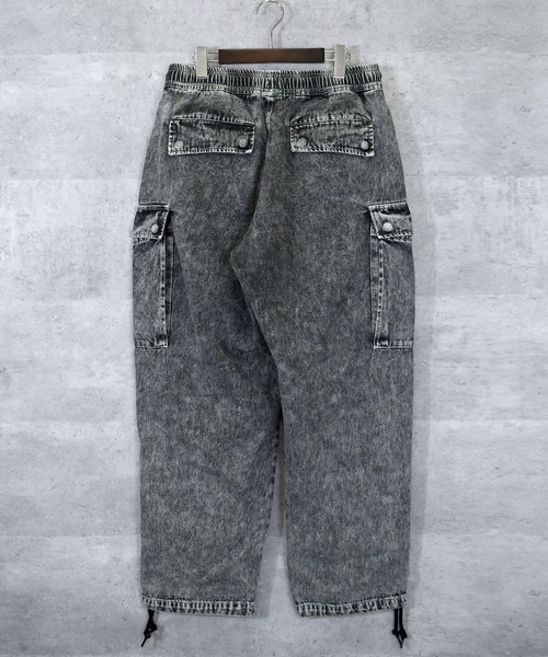 vintage like loose fit denim cargo pants/ヴィンテージ ライク ルーズフィット デニム カーゴパンツ（カーゴパンツ）｜Anytime Songs（エニータイムソングス）