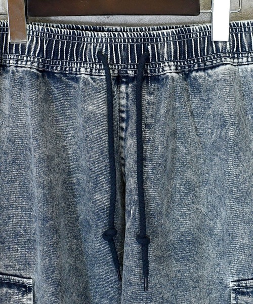 vintage like loose fit denim cargo pants/ヴィンテージ ライク ルーズフィット デニム カーゴパンツ（カーゴパンツ）｜Anytime Songs（エニータイムソングス）