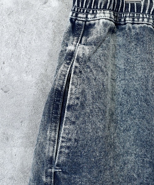 vintage like loose fit denim cargo pants/ヴィンテージ ライク ルーズフィット デニム カーゴパンツ（カーゴパンツ）｜Anytime Songs（エニータイムソングス）