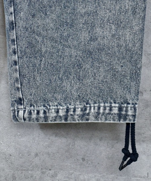 vintage like loose fit denim cargo pants/ヴィンテージ ライク ルーズフィット デニム カーゴパンツ（カーゴパンツ）｜Anytime Songs（エニータイムソングス）