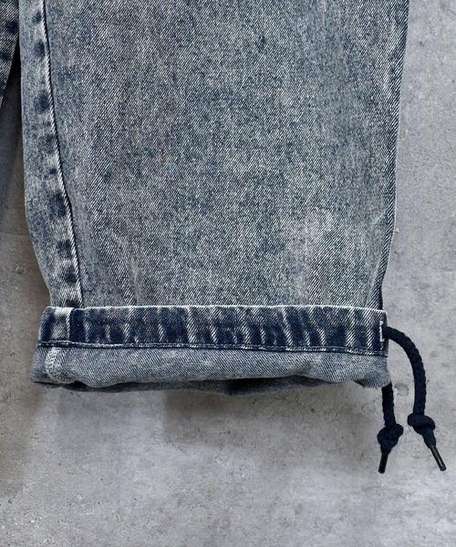 vintage like loose fit denim cargo pants/ヴィンテージ ライク ルーズフィット デニム カーゴパンツ（カーゴパンツ）｜Anytime Songs（エニータイムソングス）