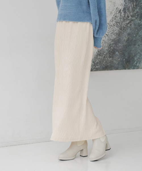 スカート Celestial mysty woman（ミスティウーマン）の「ベロアプリーツイージースカート