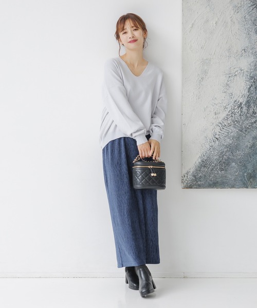 スカート Celestial mysty woman（ミスティウーマン）の「ベロアプリーツイージースカート