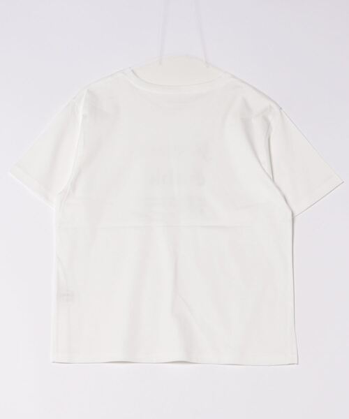STRAWBERRY-FIELDS（ストロベリーフィールズ）の「JoyeuxラメロゴプリントTシャツ（Tシャツ/カットソー・レディース・オフホワイト/チャコールグレー・2）」の3枚目の写真