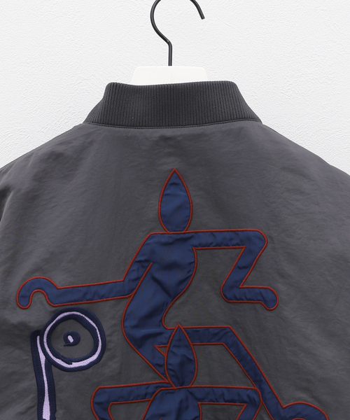 ジャケット・アウター PAM - Urchin Spike Reversible Bomber Urchin Spike Reversible Bomber – P.A.M. (Perks And Mini)