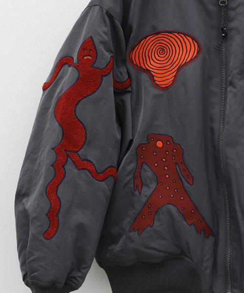 P.A.M.(パム)の「【P.A.M. / パム】MARKINGS REVERSIBLE BOMBER JACKET(その他アウター・メンズ・チャコールグレー・MEDIUM)」の8枚目の写真