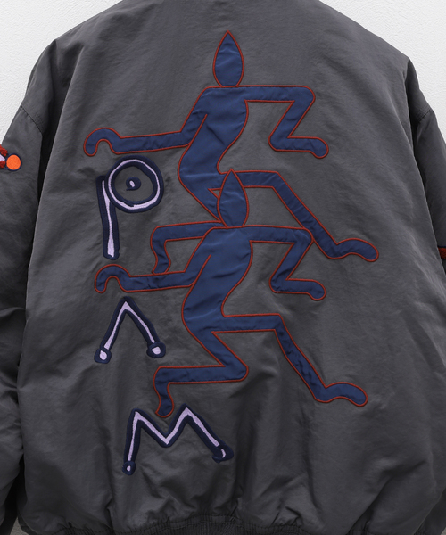 P.A.M.(パム)の「【P.A.M. / パム】MARKINGS REVERSIBLE BOMBER JACKET(その他アウター・メンズ・チャコールグレー・MEDIUM)」の11枚目の写真