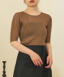 ニット セーター Sirin定番 5分袖ニットトップス レディース Sirin ニット セーター Sirin定番 5分袖ニットトップス