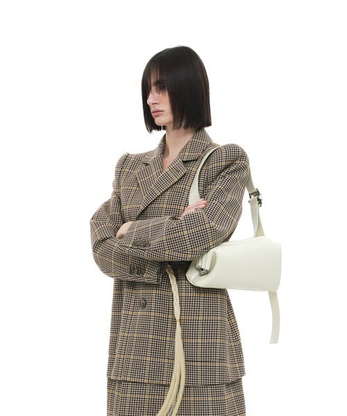 OSOI(オソイ)の「OSOI/オソイ SLIDE BROT ショルダーバッグ ハンドバック(ショルダーバッグ・レディース・クリーム/ブラック/エメラルド・ONE SIZE)」の13枚目の写真