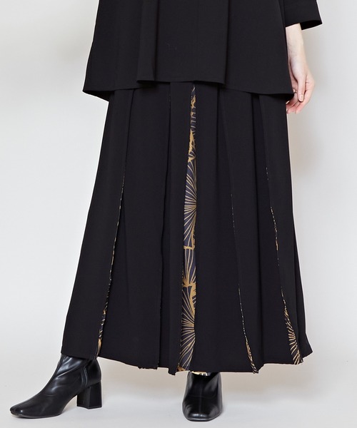 カヤ（カヤ）の「【カヤ】四季 冬装い八掛スカート（スカート・レディース・ネイビー/グリーン/レッド/ブラック/バーガンディー・FREE）」の8枚目の写真