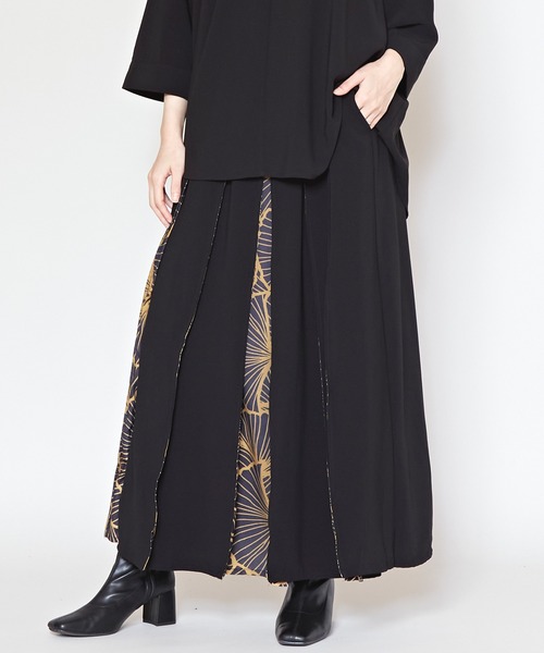 カヤ（カヤ）の「【カヤ】四季 冬装い八掛スカート（スカート・レディース・ネイビー/グリーン/レッド/ブラック/バーガンディー・FREE）」の12枚目の写真