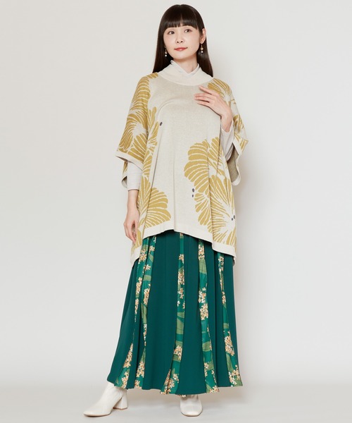 カヤ（カヤ）の「【カヤ】四季 冬装い八掛スカート（スカート・レディース・ネイビー/グリーン/レッド/ブラック/バーガンディー・FREE）」の18枚目の写真