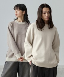 リバーシブルダブルフェイスリンキングニット