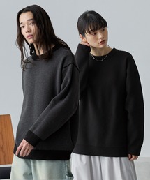 リバーシブルダブルフェイスリンキングニット