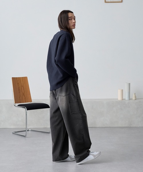 MONO-MART(モノマート)の「リバーシブルダブルフェイスリンキングニット(ニット/セーター・レディース・ブラック/ダークネイビー/ダークグレー/ブラウン/アイボリー・L/M)」の9枚目の写真