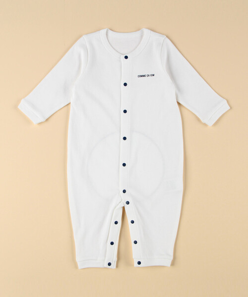 COMME CA ISM（コムサイズム）の「おしりパッチロゴツーウェイオール（その他ベビー用品・キッズ・ホワイト/オートミール/ネイビー/オフホワイト/サックスブルー・60-80cm）」の7枚目の写真