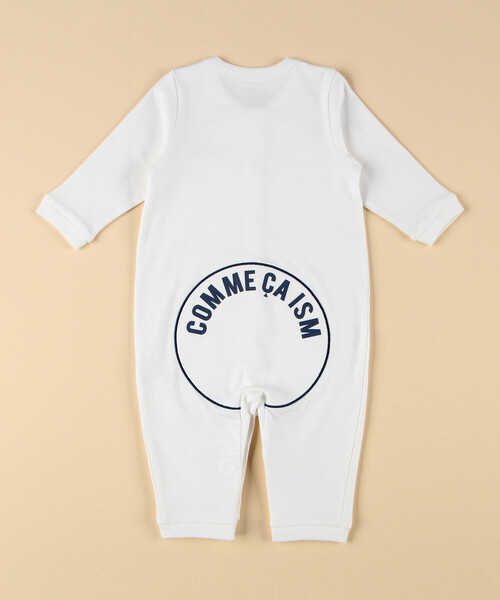 COMME CA ISM（コムサイズム）の「おしりパッチロゴツーウェイオール（その他ベビー用品・キッズ・ホワイト/オートミール/ネイビー/オフホワイト/サックスブルー・60-80cm）」の8枚目の写真