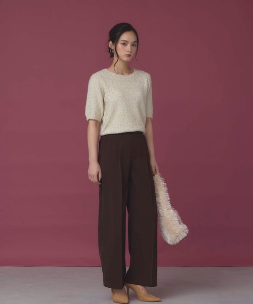 fifth（フィフス）の「カラーシャギーハンドバッグ（ハンドバッグ・レディース・ブラック/ブラウン/ピンク/ベージュ/ベビーピンク・FREE）」の8枚目の写真