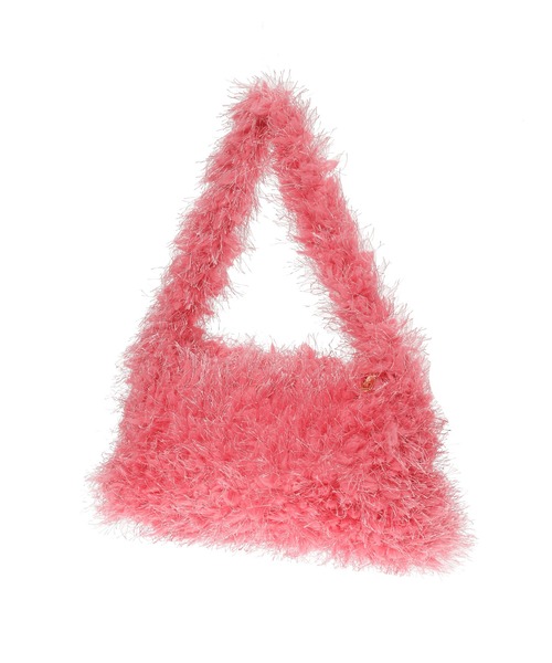 fifth（フィフス）の「カラーシャギーハンドバッグ（ハンドバッグ・レディース・ブラック/ブラウン/ピンク/ベージュ/ベビーピンク・FREE）」の17枚目の写真