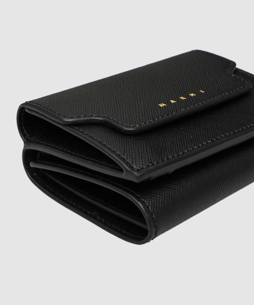 MARNI（マルニ）の「TRUNK TRIFOLD / 三つ折り財布（財布・レディース・ブラック・ONE SIZE）」の3枚目の写真