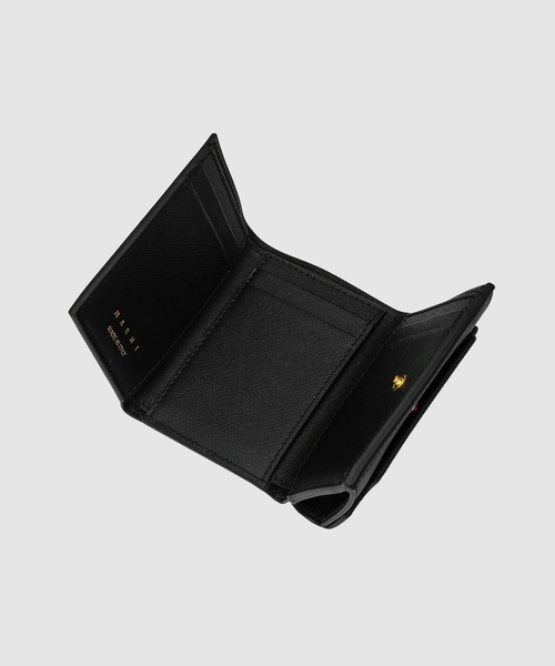 MARNI（マルニ）の「TRUNK TRIFOLD / 三つ折り財布（財布・レディース・ブラック・ONE SIZE）」の6枚目の写真