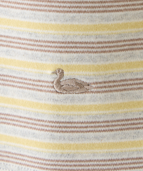 DECOY SINCE 1981(デコイシンスイチキュウハチイチ)の「オーガニックコットンボーダープルオーバー(Tシャツ/カットソー・レディース・オレンジ/モカ/ネイビー/サックスブルー・M/L/LL)」の16枚目の写真