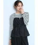 JUSGLITTY リボンビスチェ　ジャスグリッティー　M JUSGLITTY（ジャスグリッティー）の「リボンビスチェ（シャツ