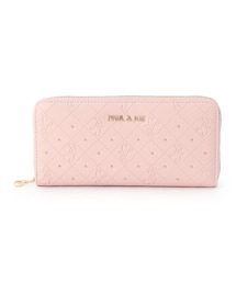 PAUL & JOE ACCESSOIRES（ポールアンドジョーアクセソワ）の「ラウンド束入れ <ロゴエンボス> PAUL & JOE ACCESSOIRES（財布）」