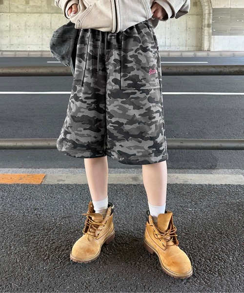 サルセーション　迷彩パンツ 楽天市場】【送料無料】迷彩ストレッチダンスパンツ2カラー