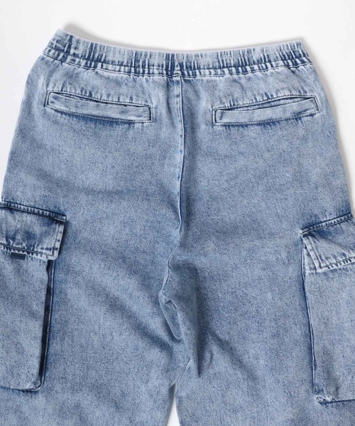 【セール】ツイル・デニム ワイドシルエットカーゴジョガーパンツ メンズ レディース（カーゴパンツ）｜Salong hameu（サロン ハミュー）