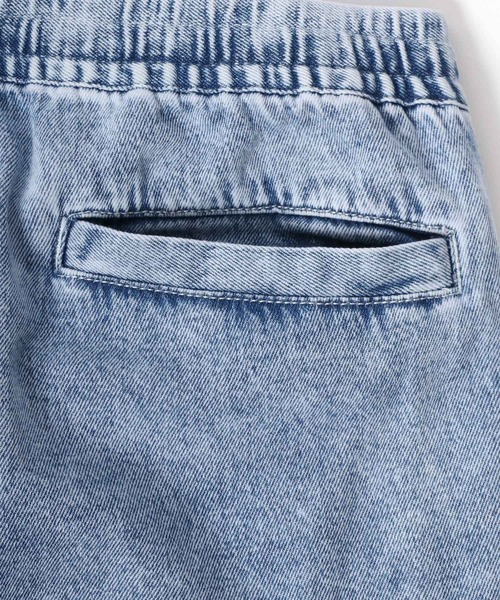 【セール】ツイル・デニム ワイドシルエットカーゴジョガーパンツ メンズ レディース（カーゴパンツ）｜Salong hameu（サロン ハミュー）