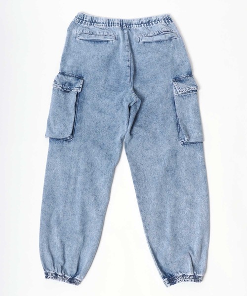 【セール】ツイル・デニム ワイドシルエットカーゴジョガーパンツ メンズ レディース（カーゴパンツ）｜Salong hameu（サロン ハミュー）