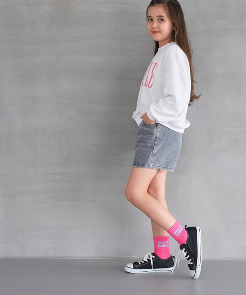 coca(coca)(コカ)の「キッズ ショート丈デニムスカパン(デニムパンツ・キッズ・ブルー・130/120/140/150)」の6枚目の写真