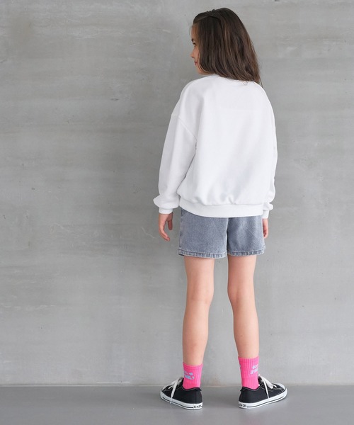coca(coca)(コカ)の「キッズ ショート丈デニムスカパン(デニムパンツ・キッズ・ブルー・130/120/140/150)」の8枚目の写真
