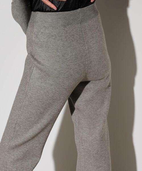GALLEST（ギャレスト）の「ニットアップスリットパンツ（その他パンツ・レディース・アイボリー/グレー系4/チャコール・38）」の22枚目の写真