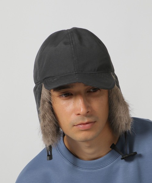 LAKOLE（ラコレ）の「フライトキャップ / 149310（キャップ・メンズ・ブラック/カーキ・9）」の2枚目の写真